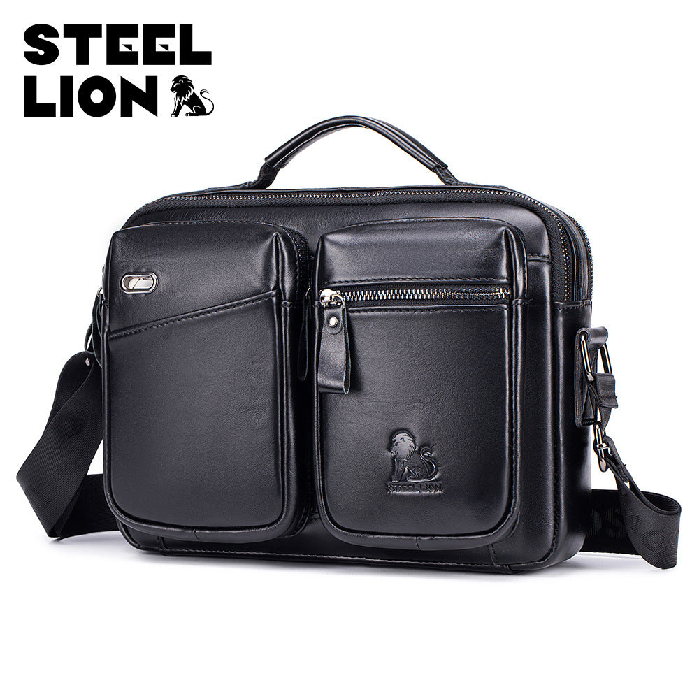 Men's Russia Cowhide Male Leather Large Capacity Men's Messenger Bags