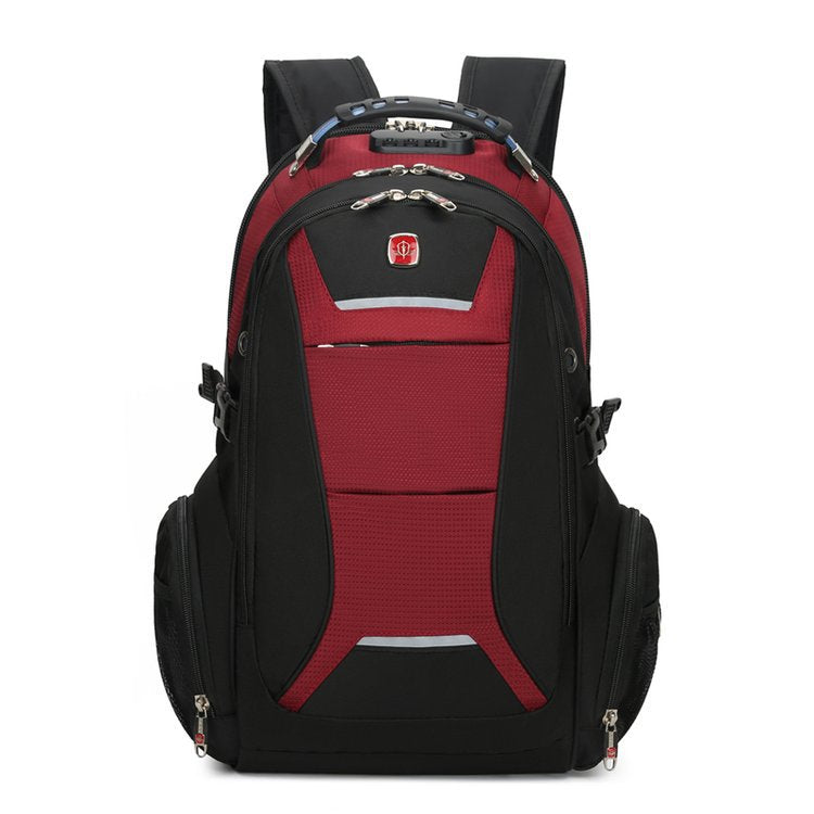 Men's Large Capacity Leisure Male College Spine Backpacks
