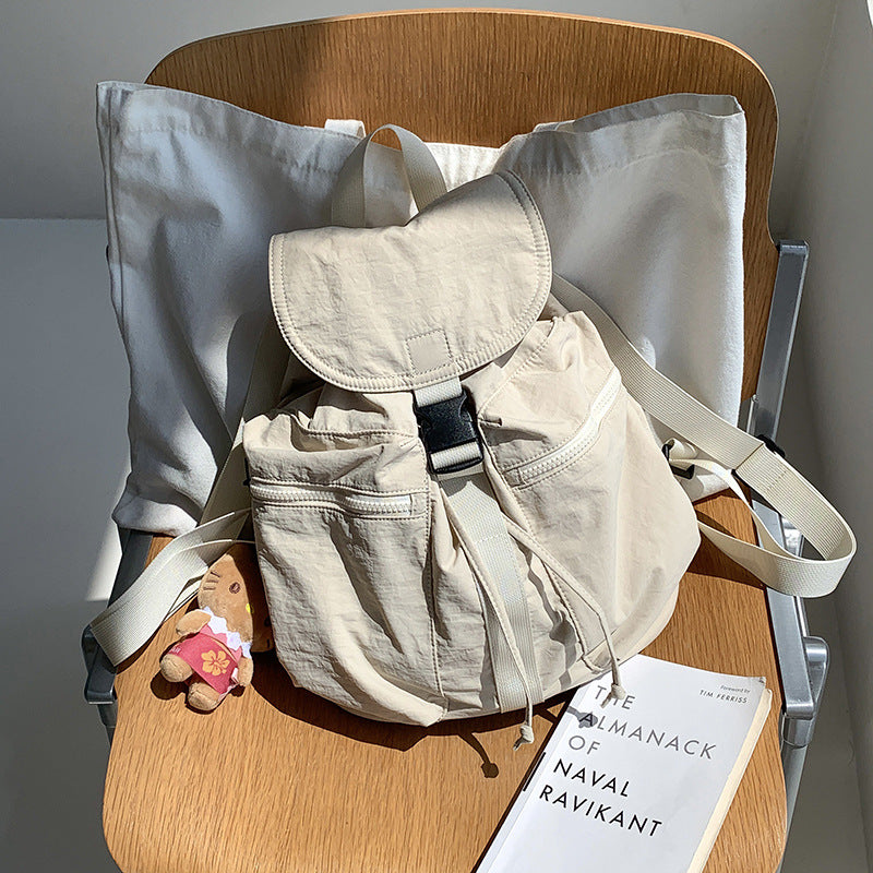 Style Autumn Flip Lightweight Female College Backpacks