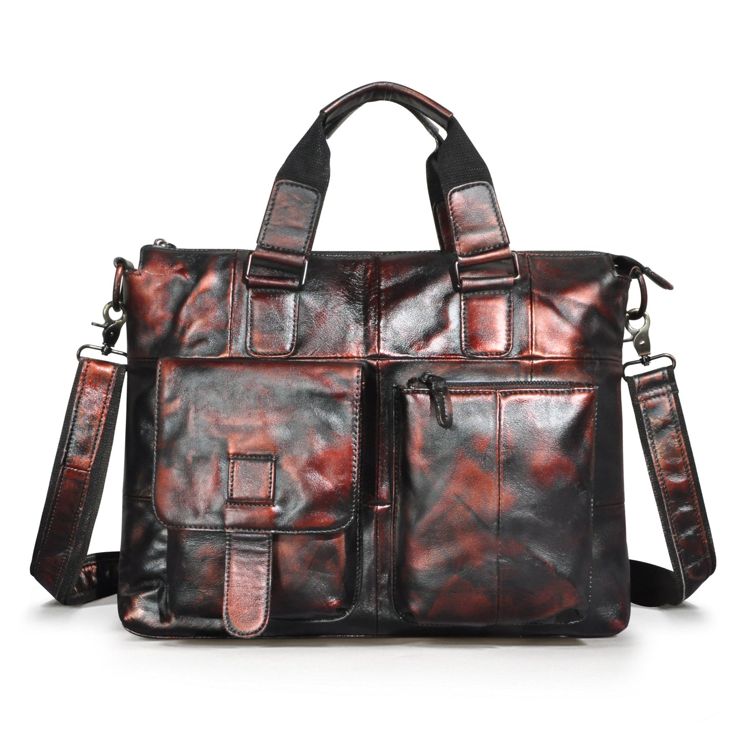 Men's First Layer Crazy Horse Leather Cowhide Bags