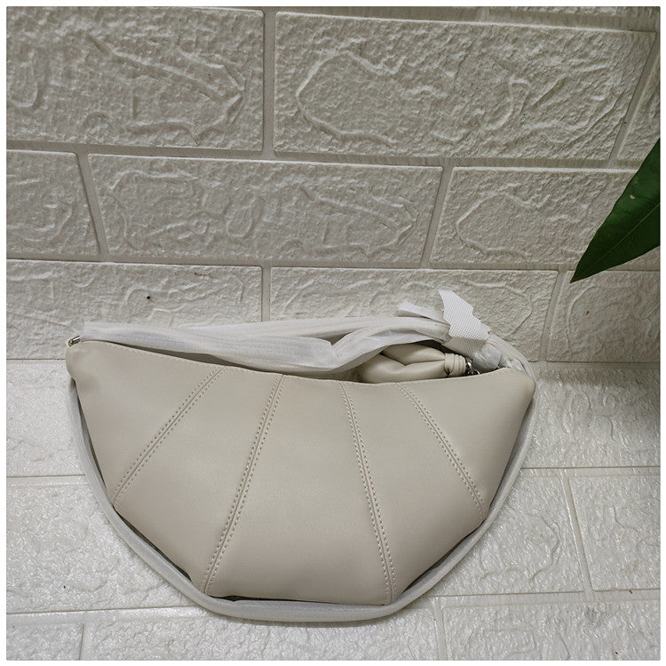 Women's First Layer Cowhide One Sheepskin Dumpling Crossbody Bags