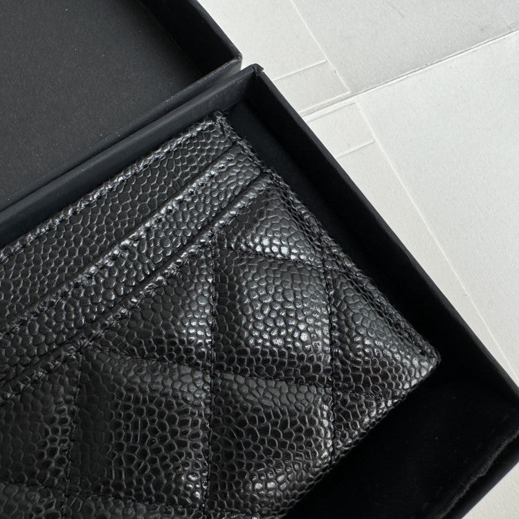 Women's Classic Style Genuine Leather Sheepskin Rhombus Card Holder