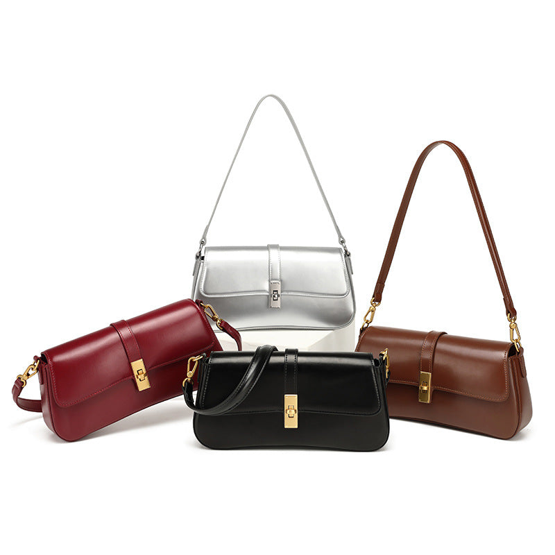 Women's High-grade Niche Fashion Underarm Western Style Small Square Bags