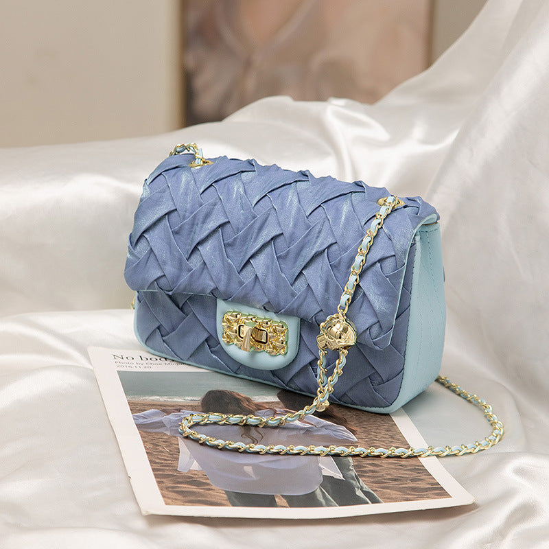 Women's Balls Silk Woven Summer Fat Twist Shoulder Bags