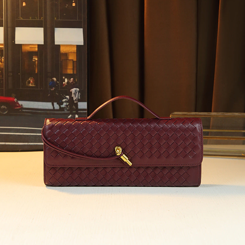 Hand-woven Everyday Joker Baguette Fashion Horizontal Handbags