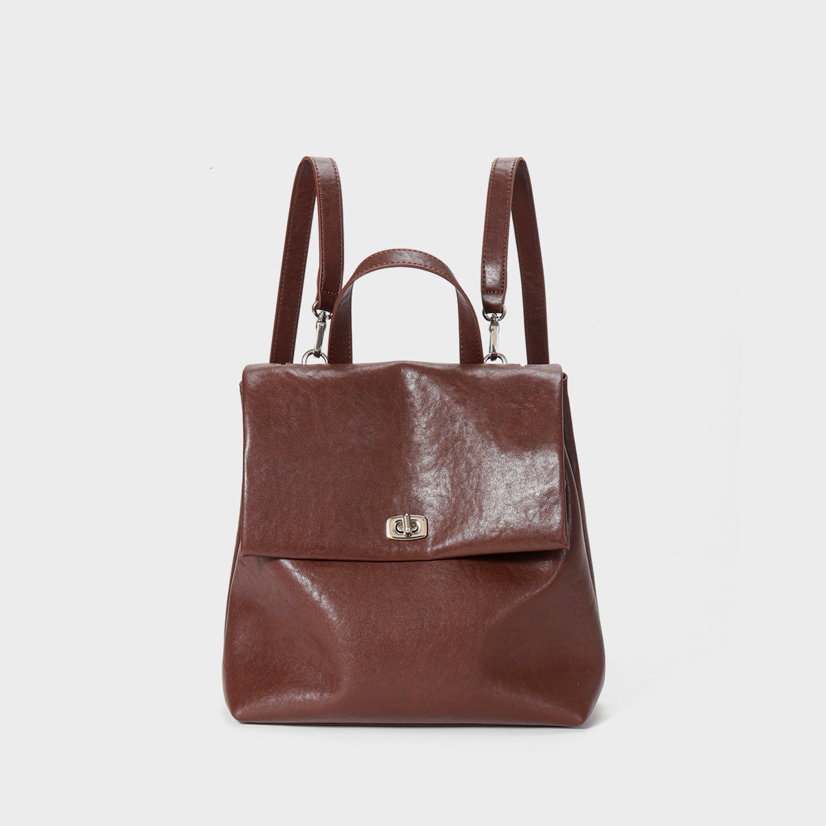 Women's Genuine Leather High-grade Large Capacity Fashionable Backpacks