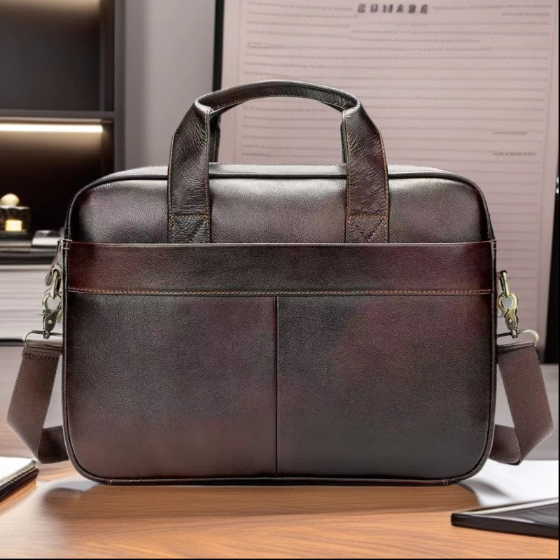 Men's Genuine Leather Official Computer Portable Men's Briefcases