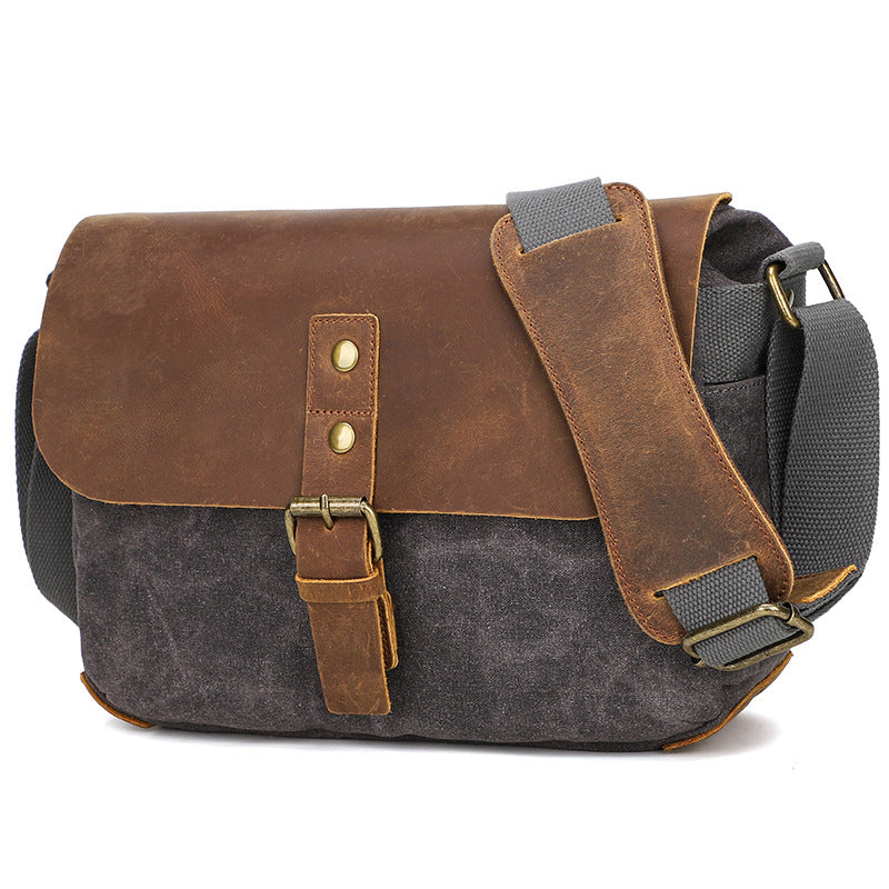 C. Cotton Retro Waterproof Canvas With Bags