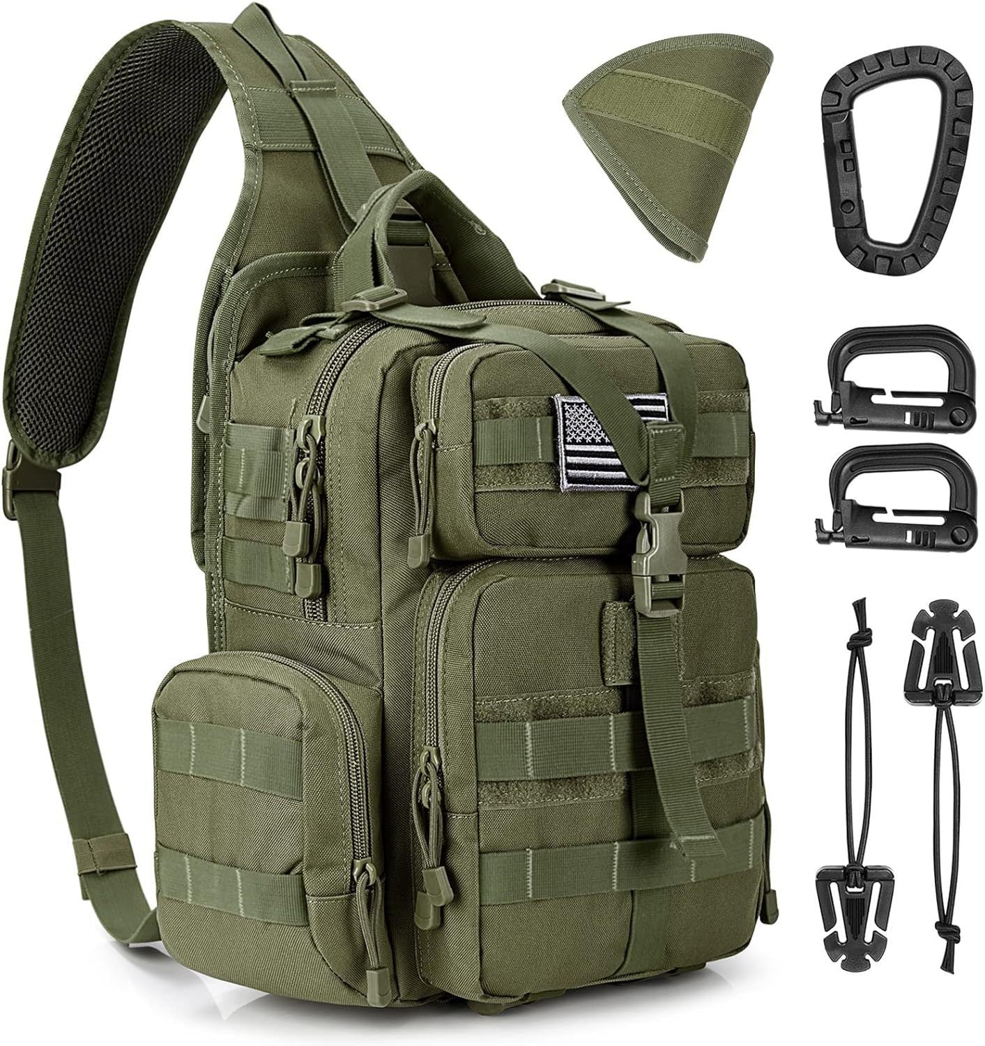 Men's Multifunctional Camouflage Combat Waterproof Oxford Hiking Outdoor Bags