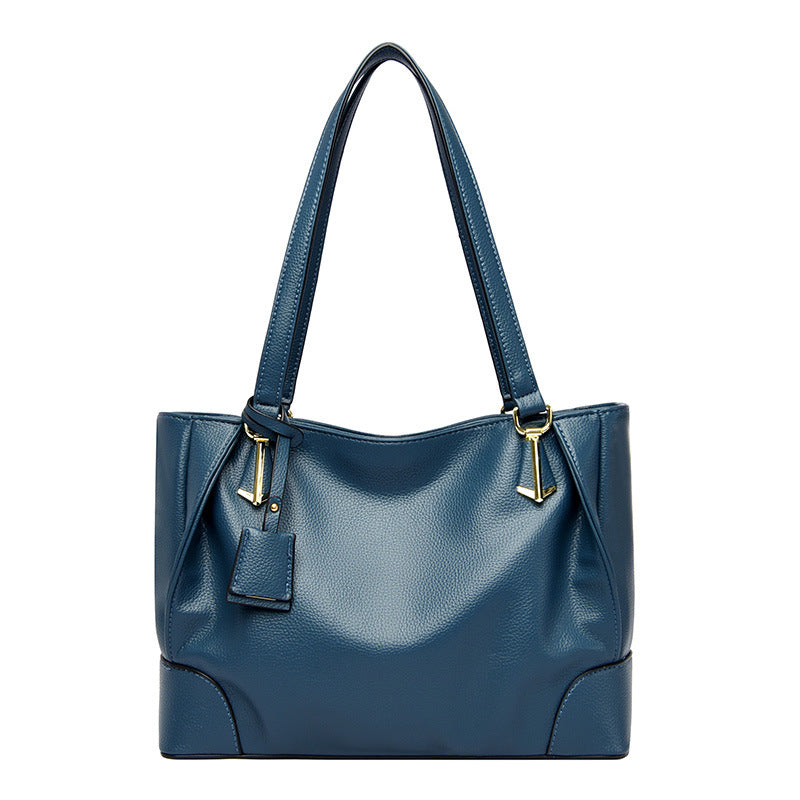 Women's Soft Leather Fashionable Large Capacity Trendy Shoulder Bags