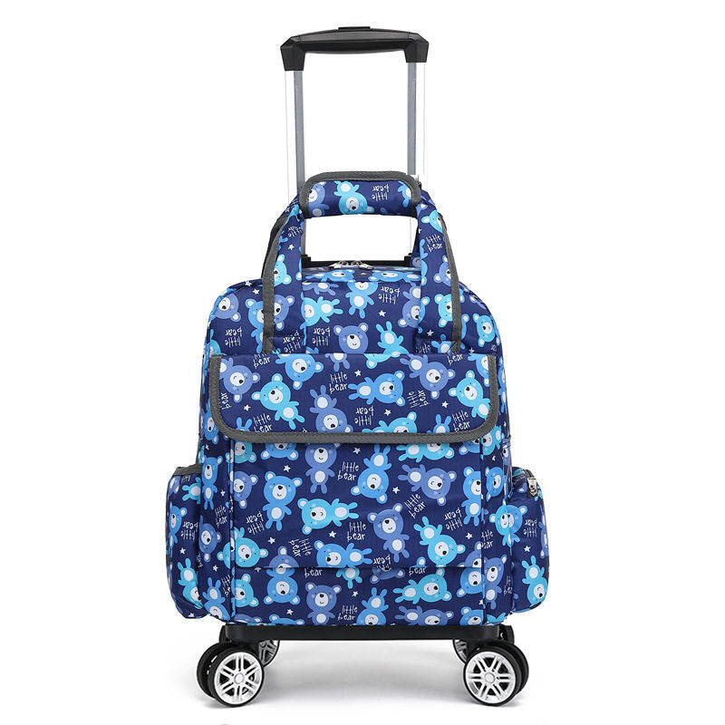 Trendy Foldable Mini Portable Boarding Cloth Travel Bags