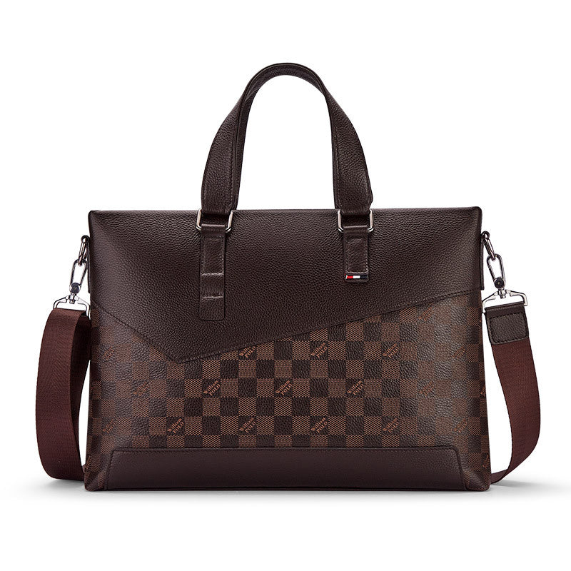 Men's Emperor Paul Computer Cattle Leather Men's Briefcases
