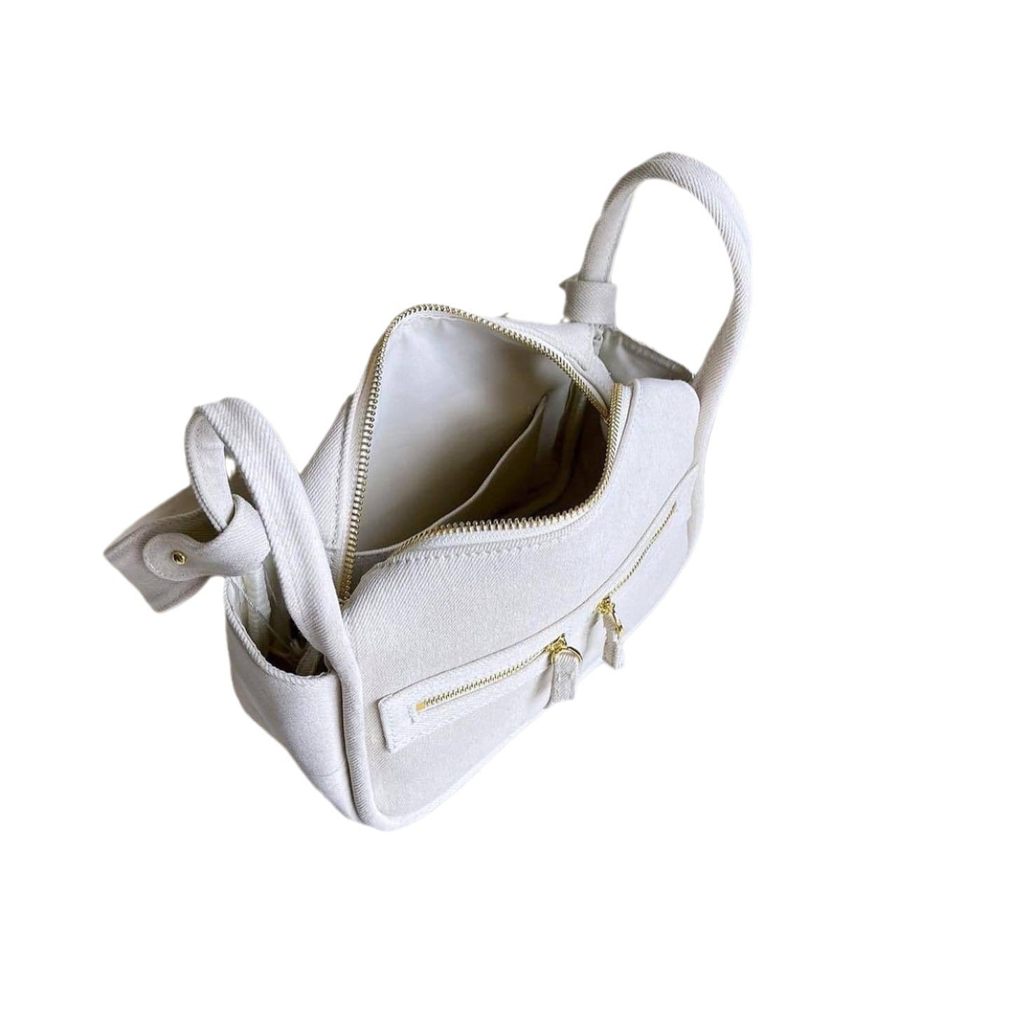 Women's Denim Design Retro High Sense Underarm Small Square Bags