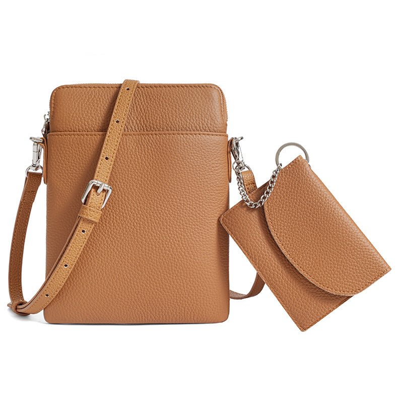 Women's Genuine Leather Cell Fashion Minority Design Phone Bags