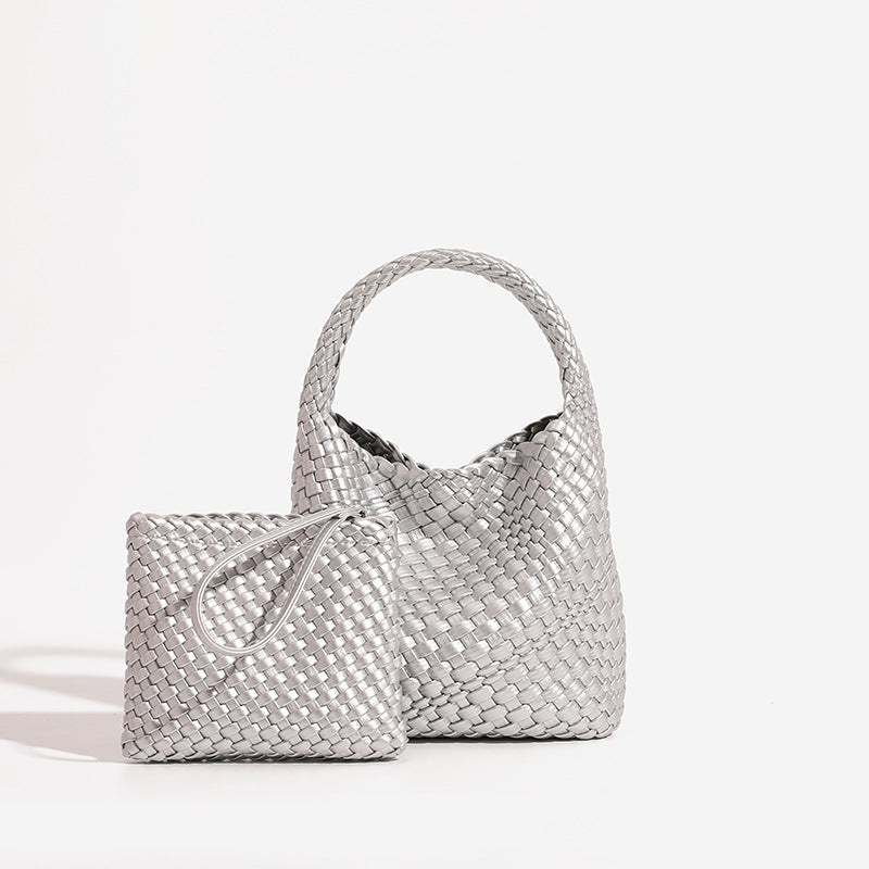 High Quality Texture Hand-woven Vegetable Basket Bucket Bags