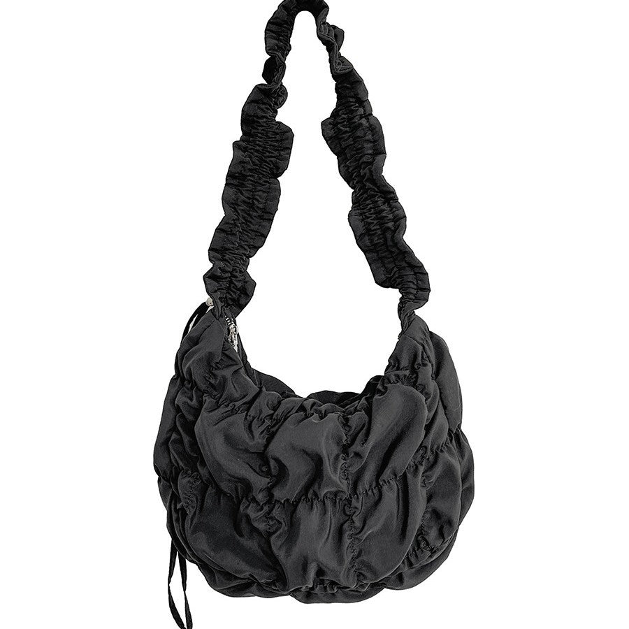 Pleated Puff Cloud Solid Color Fashion Large Shoulder Bags