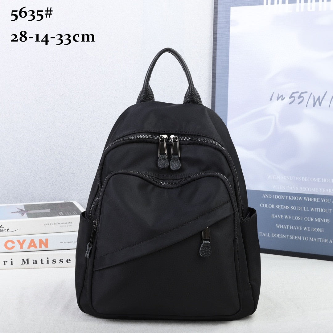 Women's Durable Korean Style Waterproof Nylon Cloth Backpacks