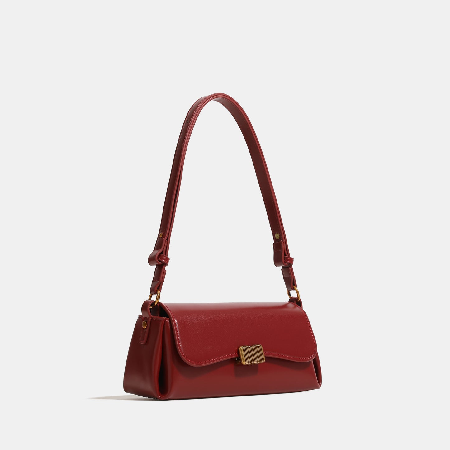 Women's Retro French Stick Underarm Fashionable Design Small Square Bags