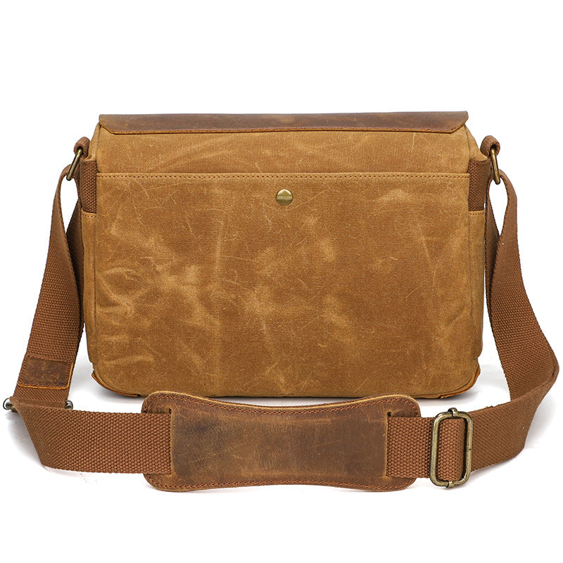 C. Cotton Retro Waterproof Canvas With Bags
