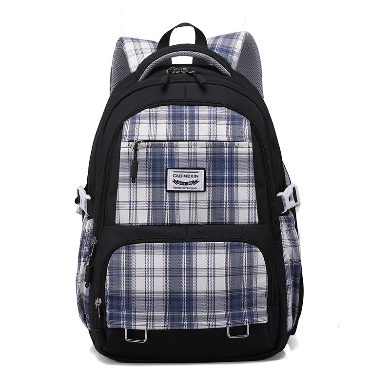 Female Double Polyester Large Capacity Comfortable Middle School Students' Schoolbags