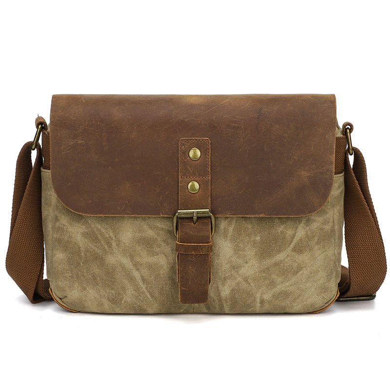 C. Cotton Retro Waterproof Canvas With Bags