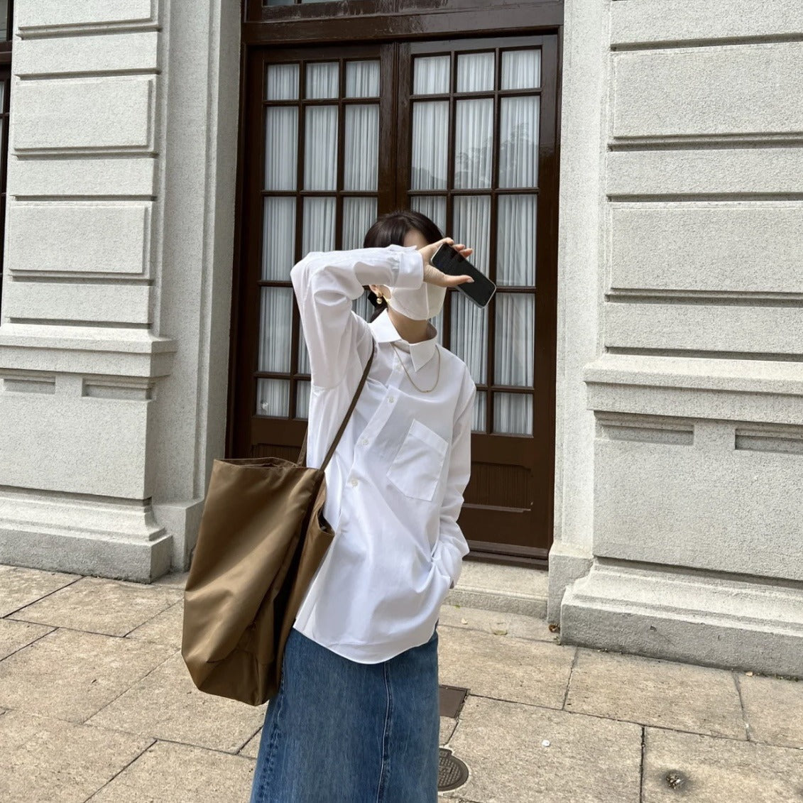 Nylon Cloud Niche High Sense Large Bucket Bags