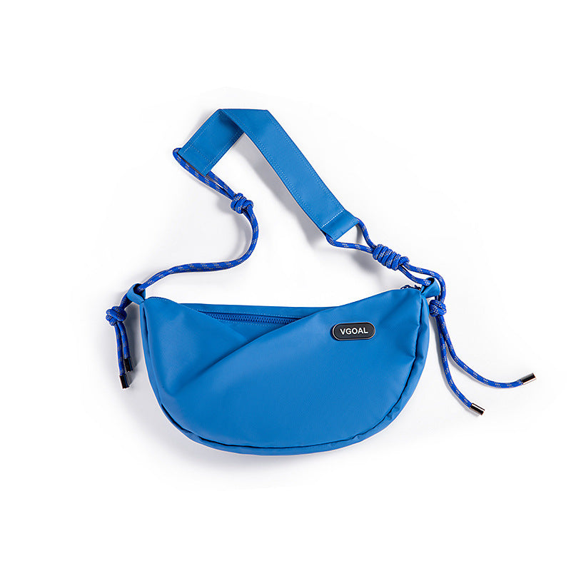 Women's & Men's & Simple Niche Reflective Rope Waterproof Shoulder Bags