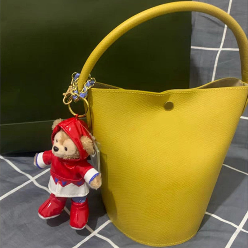 Women's Mini Fortune Fashion Genuine Leather Bucket Bags