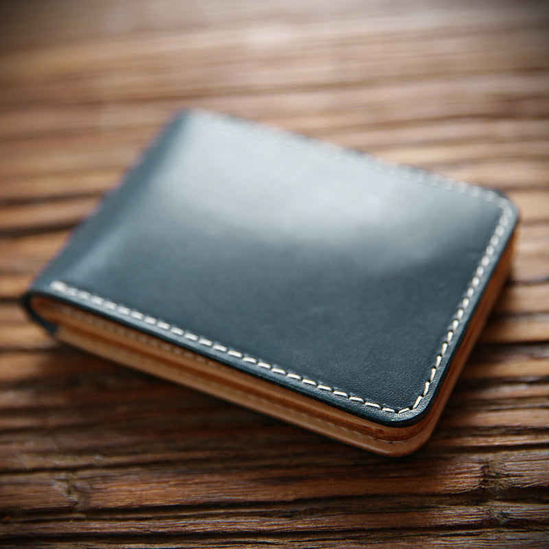 Women's & Men's Hand Vegetable First Layer Cowhide Driving Card Holder