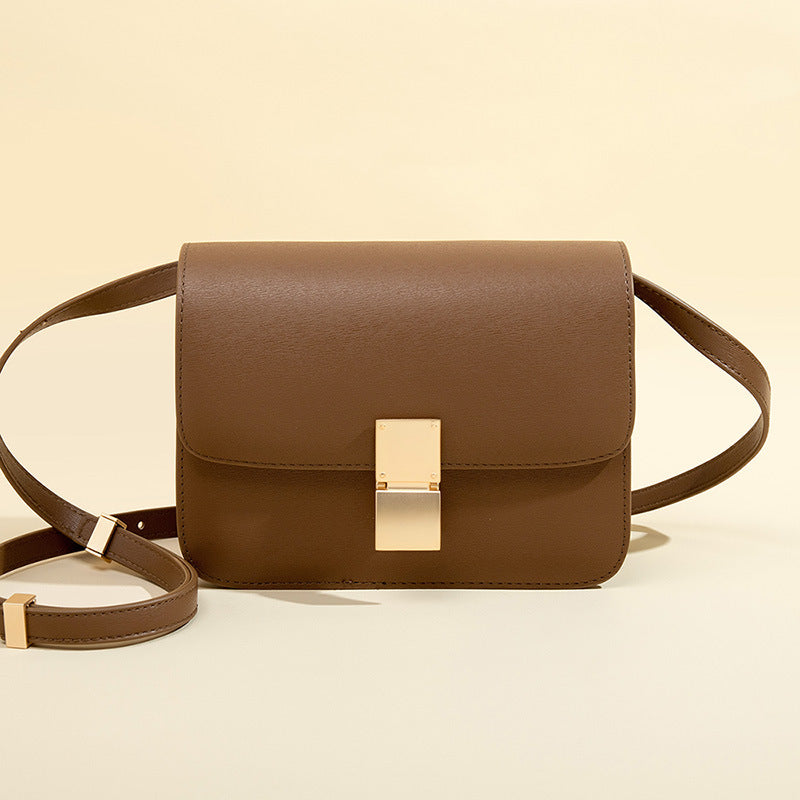 Women's Classic Genuine Leather Summer Fashion Small Square Bags