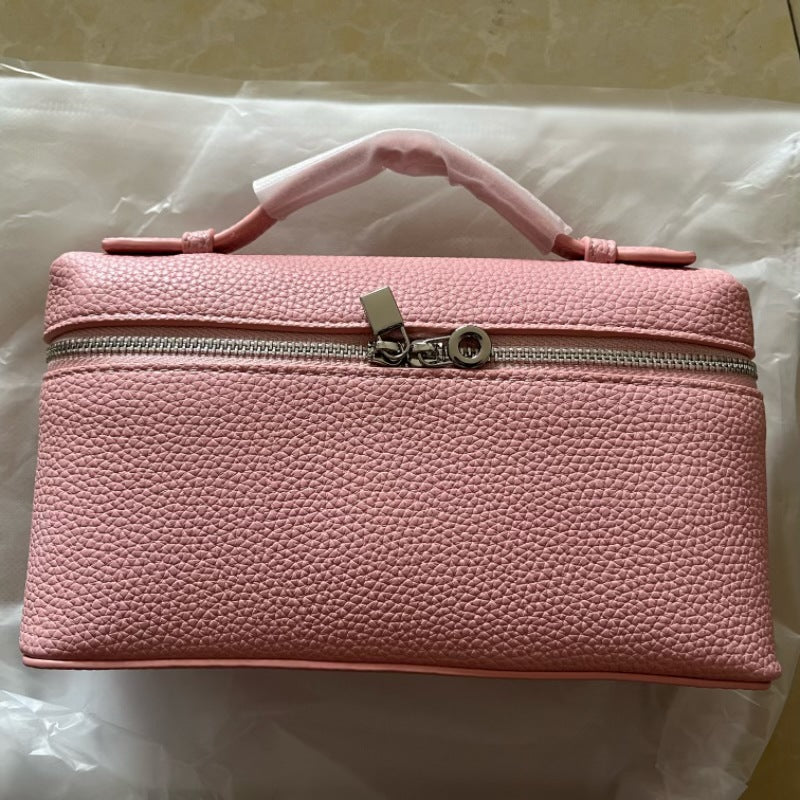 Women's Lunch Box Genuine Leather Portable For Bags