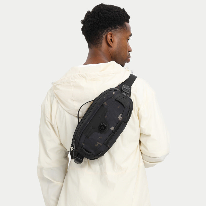 Men's Waterproof Multifunctional Leisure High Sense Fashion Men's Waist Packs