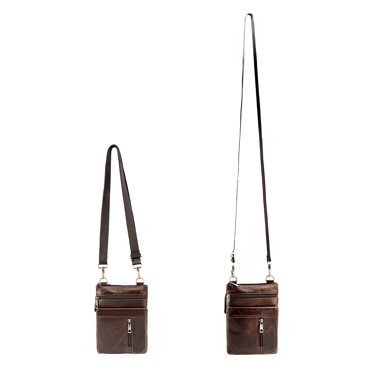 Men's Genuine Leather Business Cowhide Retro Large Men's Messenger Bags