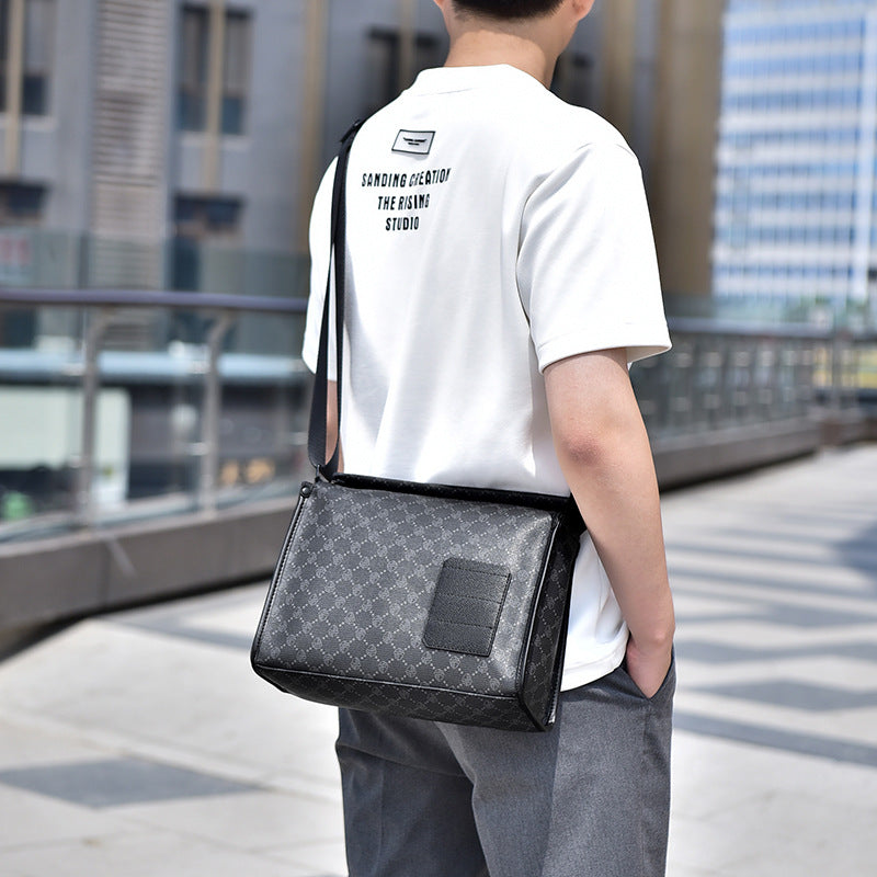Men's Waterproof Oxford Cloth Trendy Canvas Men's Messenger Bags