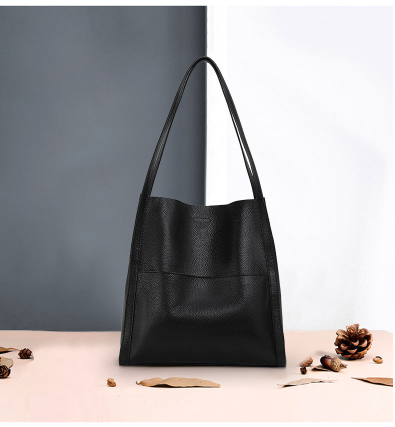 Leather Fashion Portable Top Layer Cowhide Shoulder Bags
