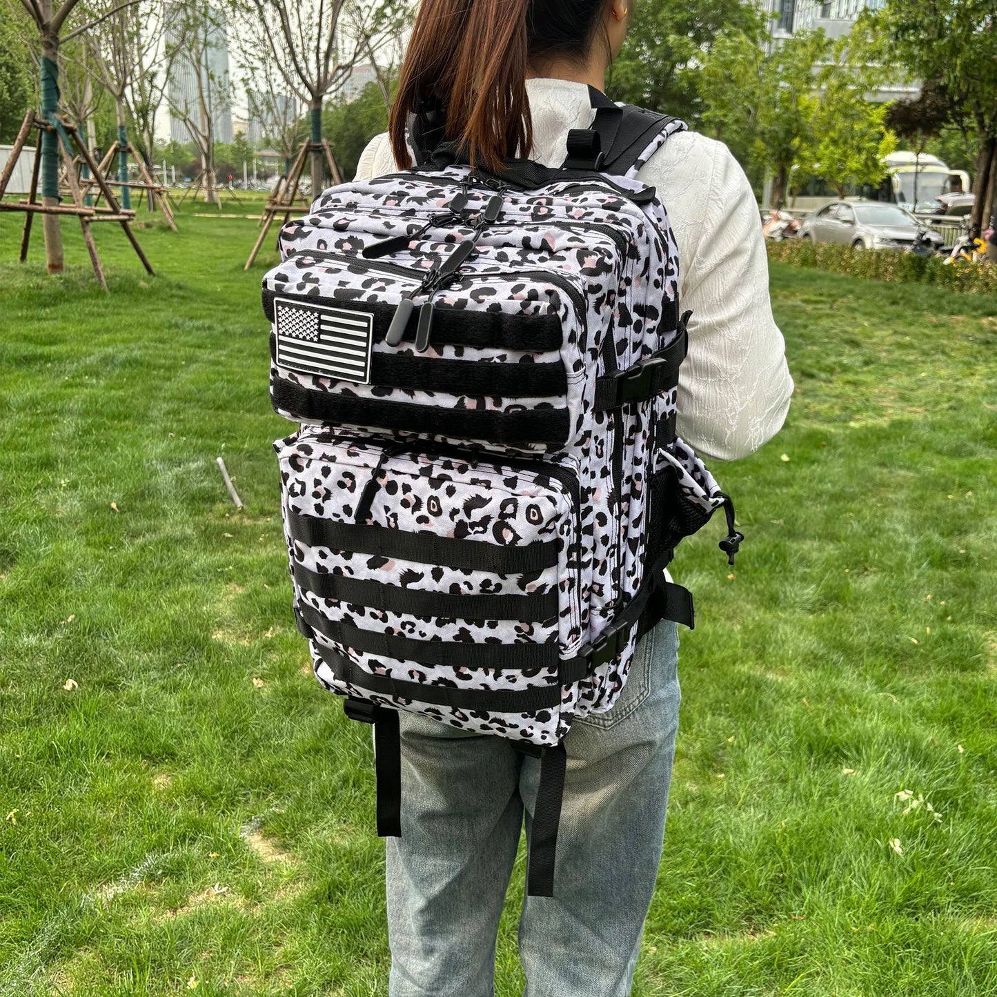Camouflage Large Capacity Velcro Hard-wearing Waterproof Backpacks