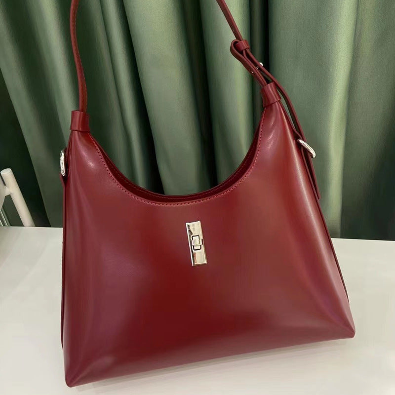 Women's Summer Genuine Leather Design Fashion Portable Shoulder Bags