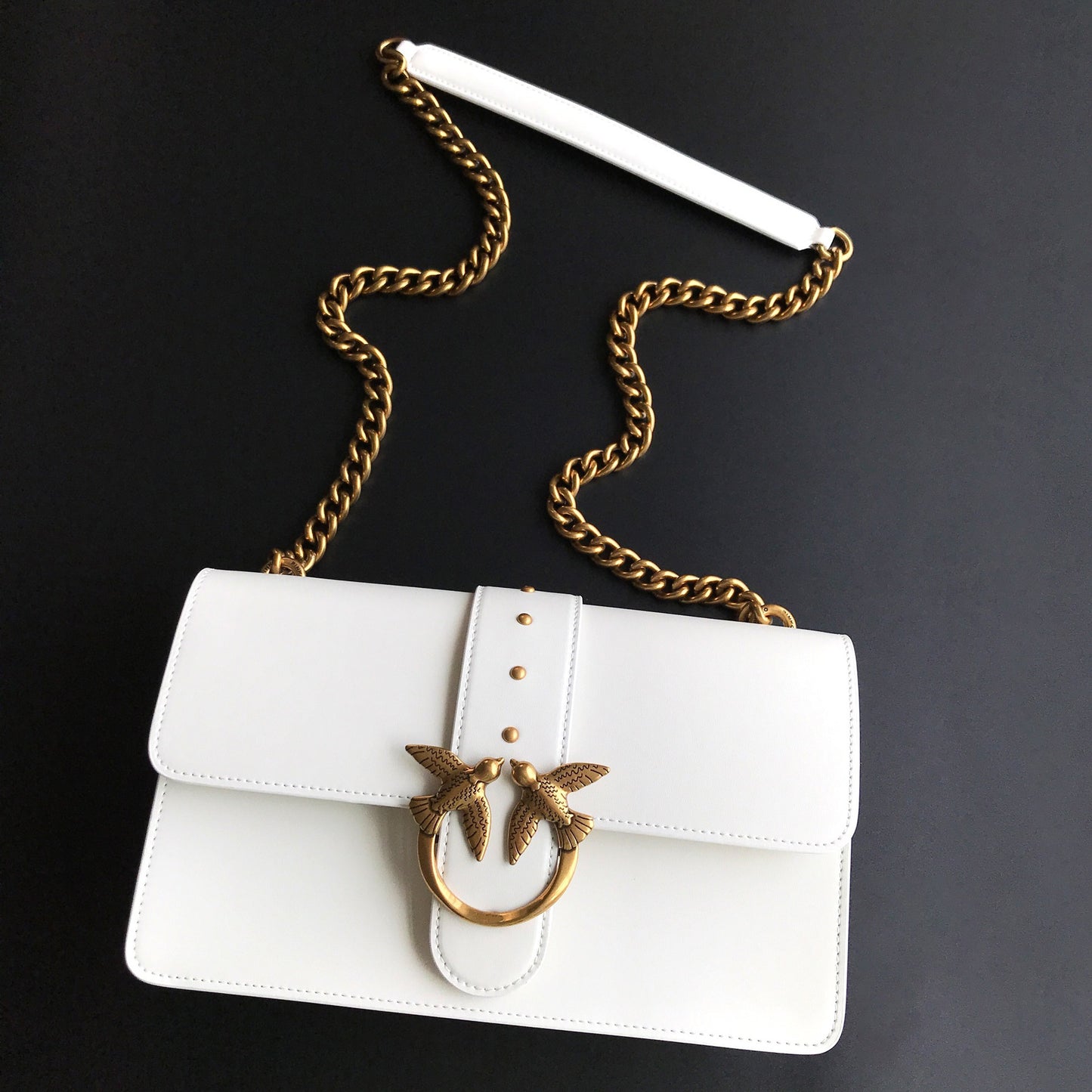 Women's Genuine Leather Super Mini Classic Chain Small Square Bags