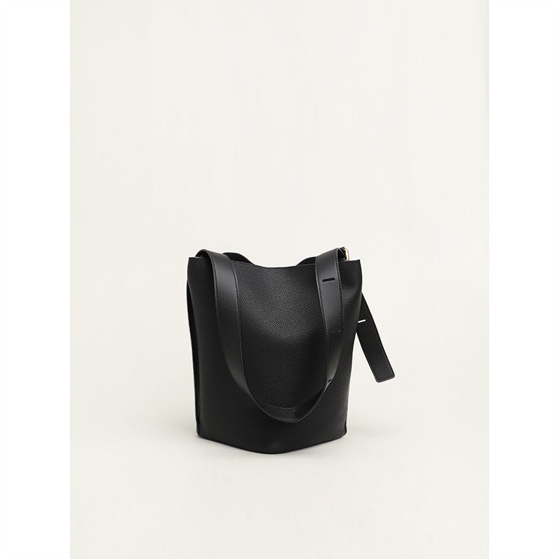 Women's Practical Soft Leather Adjustable Versatile Trendy Bucket Bags