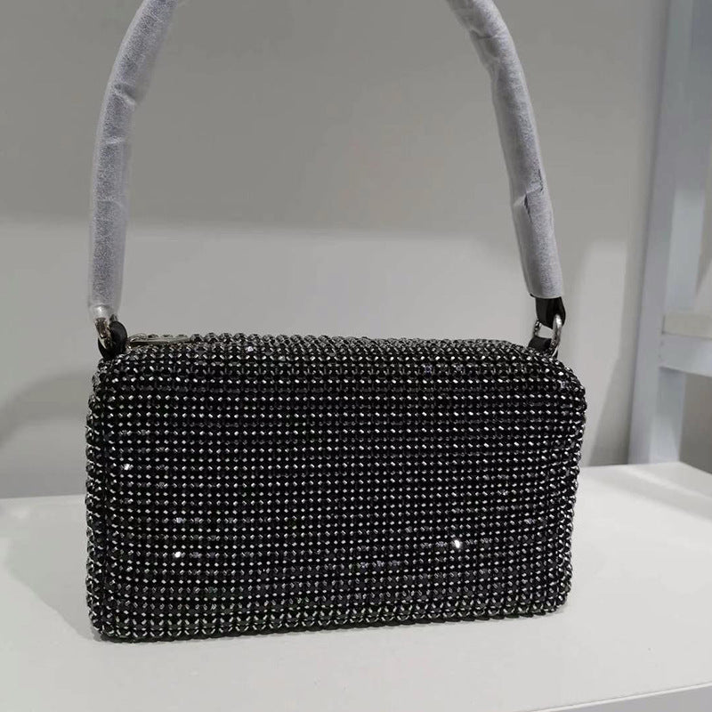 Women's Hand Carrying Full Diamond Rhinestone Portable Bags