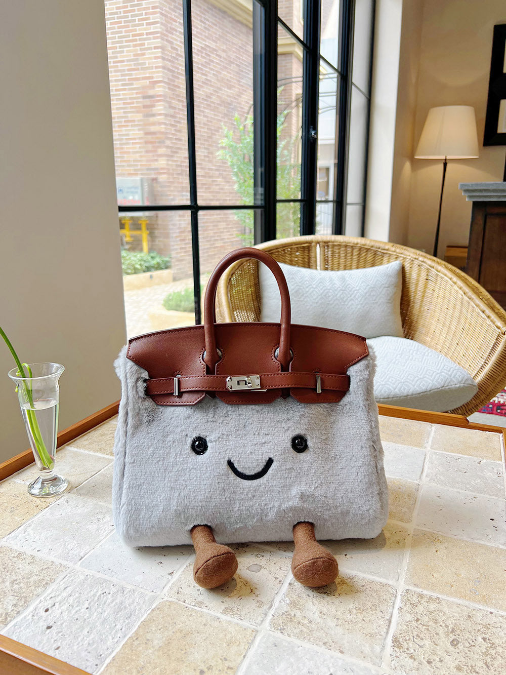 Limited Edition Cute Furry Elf Kelly Crossbody Bags