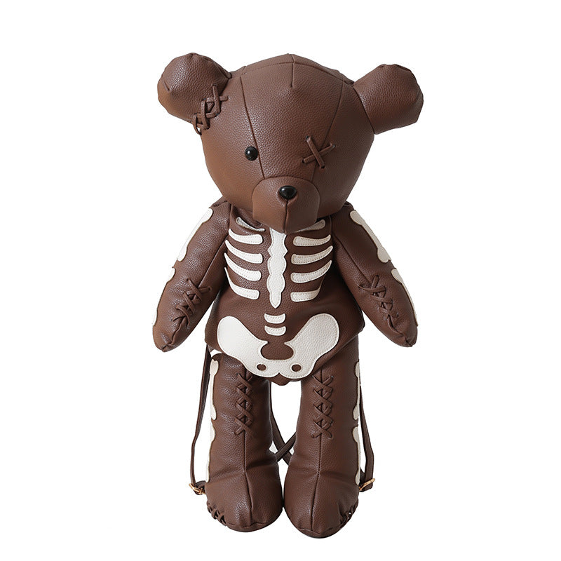 Women's Violent Bear Leather Fashion Trendy Cool Shoulder Bags