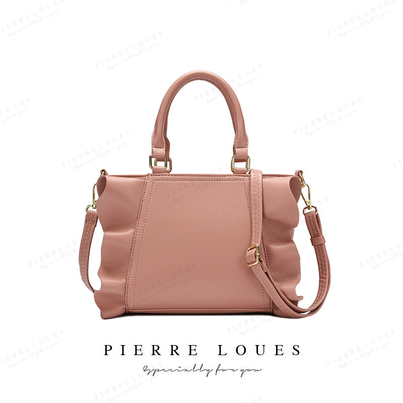 Women's High-grade Fashion Niche Pleated Versatile Large Shoulder Bags