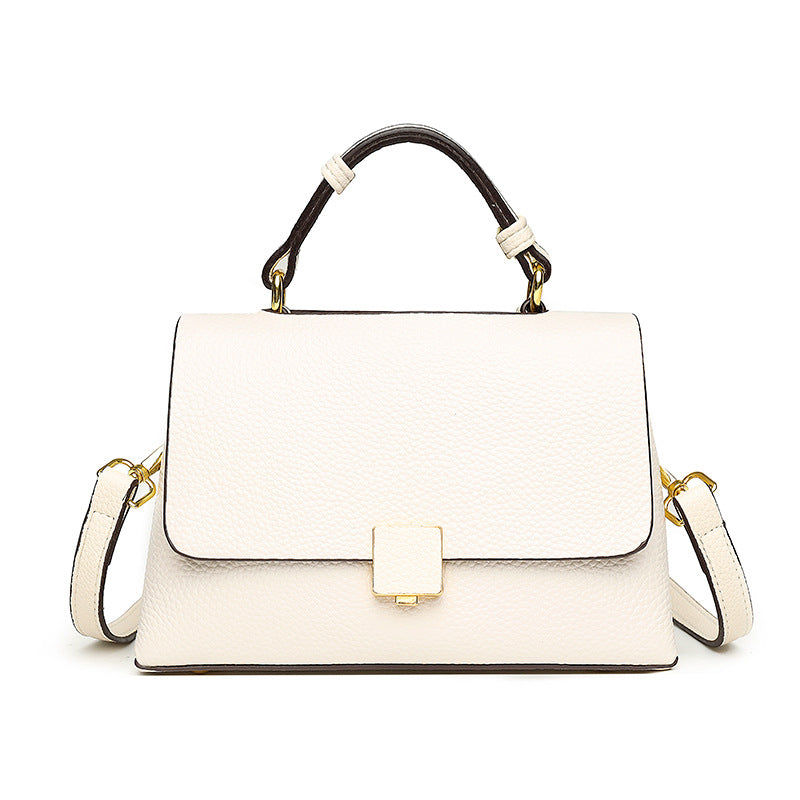 Women's Genuine Cattlehide Leather Surface Fashion Simple Shoulder Bags
