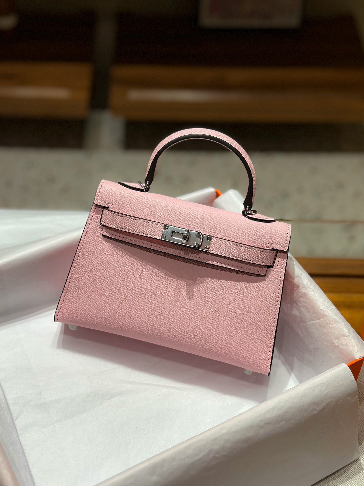 Women's Leather Second Generation Kelly Mini Fashionable Crossbody Bags