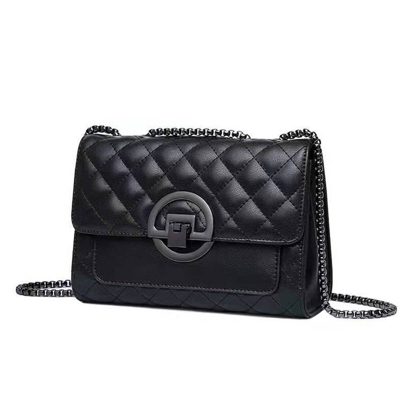 Women's Genuine Leather Fashion One Versatile Chain Bags