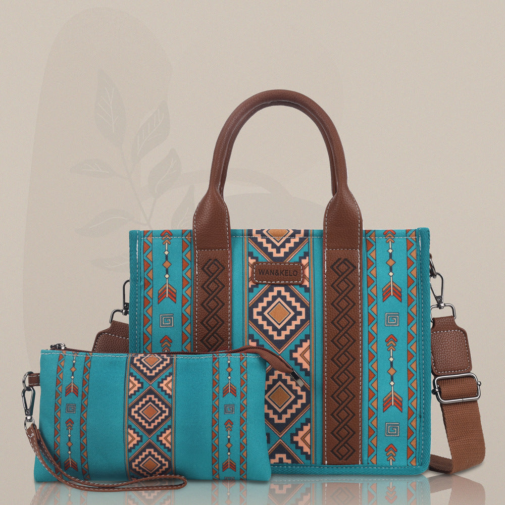 Style Canvas Mother Set Bohemian Portable Tote Bags
