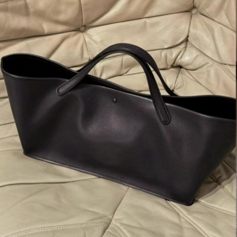 Women's Portable Simple Style Commuter High-grade Large Handbags