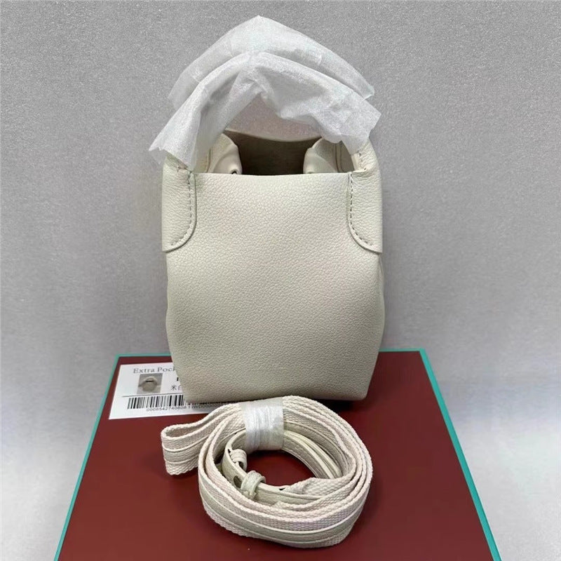 Women's Loro Lychee Pattern Cowhide Minimalist Vegetable Handbags