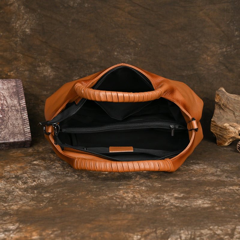 Women's Vintage Leather Soft Large Capacity Tote Bags